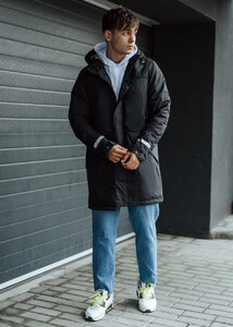 Фото - Черная демисезонная парка Staff ki black - Men box