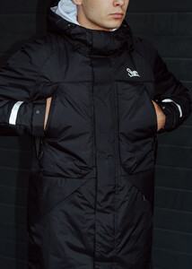 Фото - Черная демисезонная парка Staff ki black - Men box