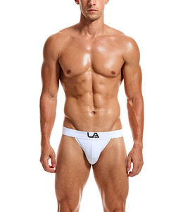 Фото - Джоки мужские Lanvibum хлопковые белого цвета - Men box