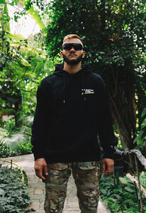 Фото - Чорне оверсайз худі Staff x Kuu.fund d3 oversize - Men box