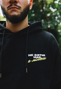 Фото - Чорне оверсайз худі Staff x Kuu.fund d3 oversize - Men box