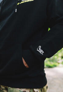 Фото - Чорне оверсайз худі Staff x Kuu.fund d3 oversize - Men box