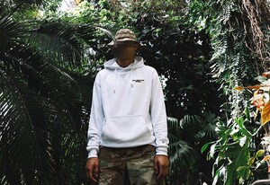 Фото - Біле оверсайз худі Staff x Kuu.fund d1 oversize - Men box