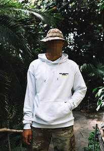 Фото - Біле оверсайз худі Staff x Kuu.fund d1 oversize - Men box