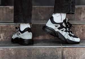 Фото - Серо-черные кроссовки Staff gray & black - Men box