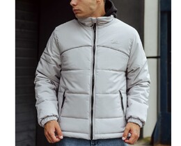 Фото - Светло-серая демисезонная куртка Staff go light gray - Men box