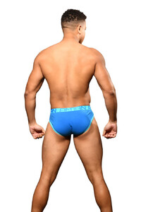 Фото - Бріфи чоловічі Andrew Christian CoolFlex блакитного кольору - Men box
