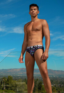 Фото - Брифы от Andrew Christian черные со звездами Superstar - Men box