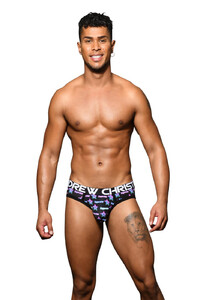 Фото - Брифы от Andrew Christian черные со звездами Superstar - Men box