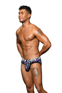 Фото - Брифы от Andrew Christian черные со звездами Superstar - Men box