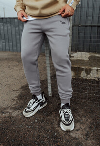 Фото - Спортивные штаны с начесом Staff gray logo fleece - Men box