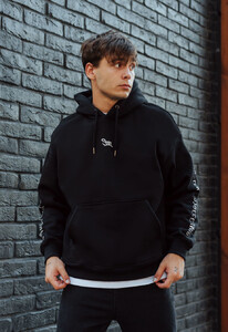 Фото - Утеплене оверсайз худі Staff розвеселимо oversize fleece - Men box