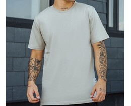 Фото - Светло-серая футболка Staff light gray basic - Men box