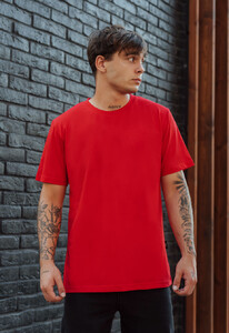 Фото - Однотонная красная футболка Staff red basic - Men box