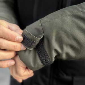Фото - Двухцветная парка Pobedov Seniora Udacha Gray. Цвет: хаки-черный - Men box