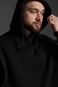 Фото - Базовый костюм черного цвета Intruder (худи + штаны) - Men box