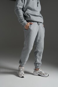 Фото - Спортивный оверсайз костюм на флисе Intruder серого цвета - Men box