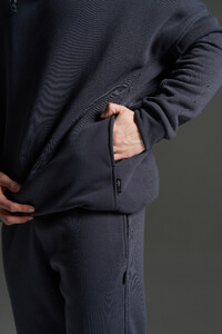 Фото - Утепленный костюм (худи + штаны) Intruder в цвете графит - Men box