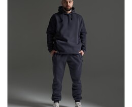 Фото - Утеплений костюм (худі + штани) Intruder у кольорі графіт - Men box