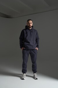 Фото - Утепленный костюм (худи + штаны) Intruder в цвете графит - Men box