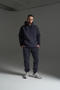 Фото - Утепленный костюм (худи + штаны) Intruder в цвете графит - Men box