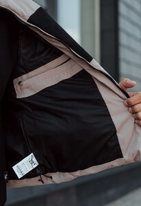 Фото - Двухцветная демисезонная куртка Staff le light gray & black - Men box