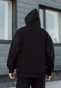 Фото - Однотонне оверсайз худі Staff black basic oversize fleece - Men box
