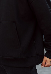 Фото - Однотонне оверсайз худі Staff black basic oversize fleece - Men box