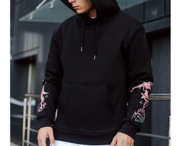 Фото - Худі чорного кольору Staff peace fleece - Men box