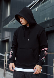 Фото - Худі чорного кольору Staff peace fleece - Men box