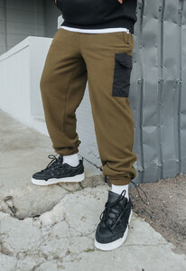 Фото - Спортивные штаны цвета хаки Staff lo microfleece khaki - Men box