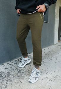 Фото - Спортивные штаны цвета хаки Staff sem microfleece khaki - Men box