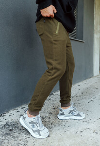 Фото - Спортивные штаны цвета хаки Staff sem microfleece khaki - Men box
