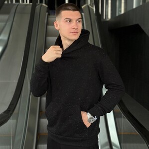 Фото - Чоловіче худі Pobedov (тринитка) з космічним принтом - Men box