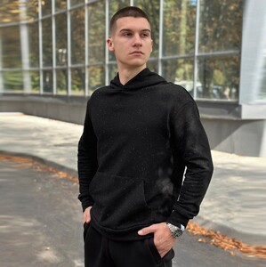 Фото - Чоловіче худі Pobedov (тринитка) з космічним принтом - Men box