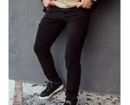 Фото - Черные штаны карго Staff cargo black TS - Men box