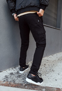 Фото - Черные штаны карго Staff cargo black TS - Men box