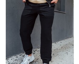 Фото - Утепленные спортивные штаны Staff bo microfleece black - Men box