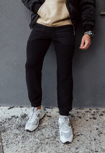 Фото - Утеплені спортивні штани Staff bo microfleece black - Men box
