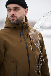 Фото - Зимова куртка Softshell від Intruder у кольорі койот - Men box