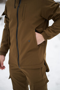 Фото - Зимова куртка Softshell від Intruder у кольорі койот - Men box