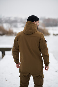 Фото - Зимова куртка Softshell від Intruder у кольорі койот - Men box
