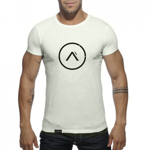 Фото - Белая мужская футболка бренда Alpha спортивная - Men box