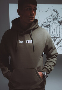 Фото - Худі кольору хакі Staff x DeepState d4 oversize fleece - Men box