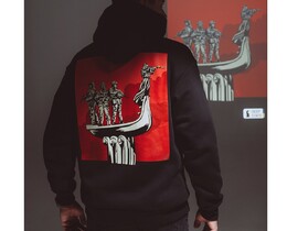 Фото - Худі з патріотичним принтом Staff x DeepState d3 oversize fleece - Men box