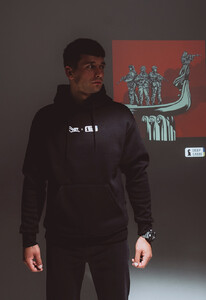 Фото - Худи с патриотическим принтом Staff x DeepState d3 oversize fleece - Men box