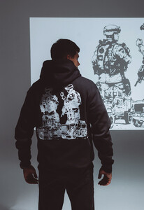 Фото - Утеплене худі Staff x DeepState d1 oversize fleece - Men box