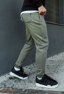 Фото - Флисовые спортивные штаны Staff khaki logo fleece - Men box