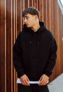 Фото - Худі чорне оверсайз Staff black s oversize fleece - Men box