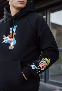 Фото - Молодіжна толстовка худі Staff wake up oversize fleece - Men box